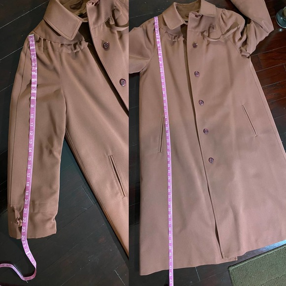 Vintage Forecaster of Boston Trench Size 6 Brown - Picture 7 of 8